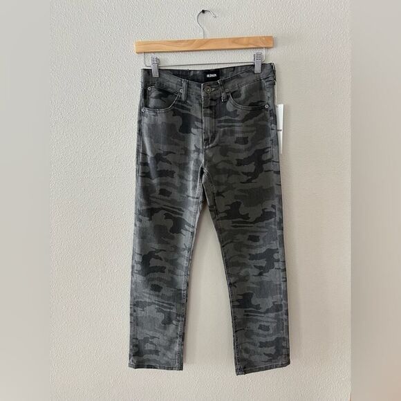 NWT Hudson Mid Rise Straight Camo Denim Jeans Size 29 - Picture 1 of 6